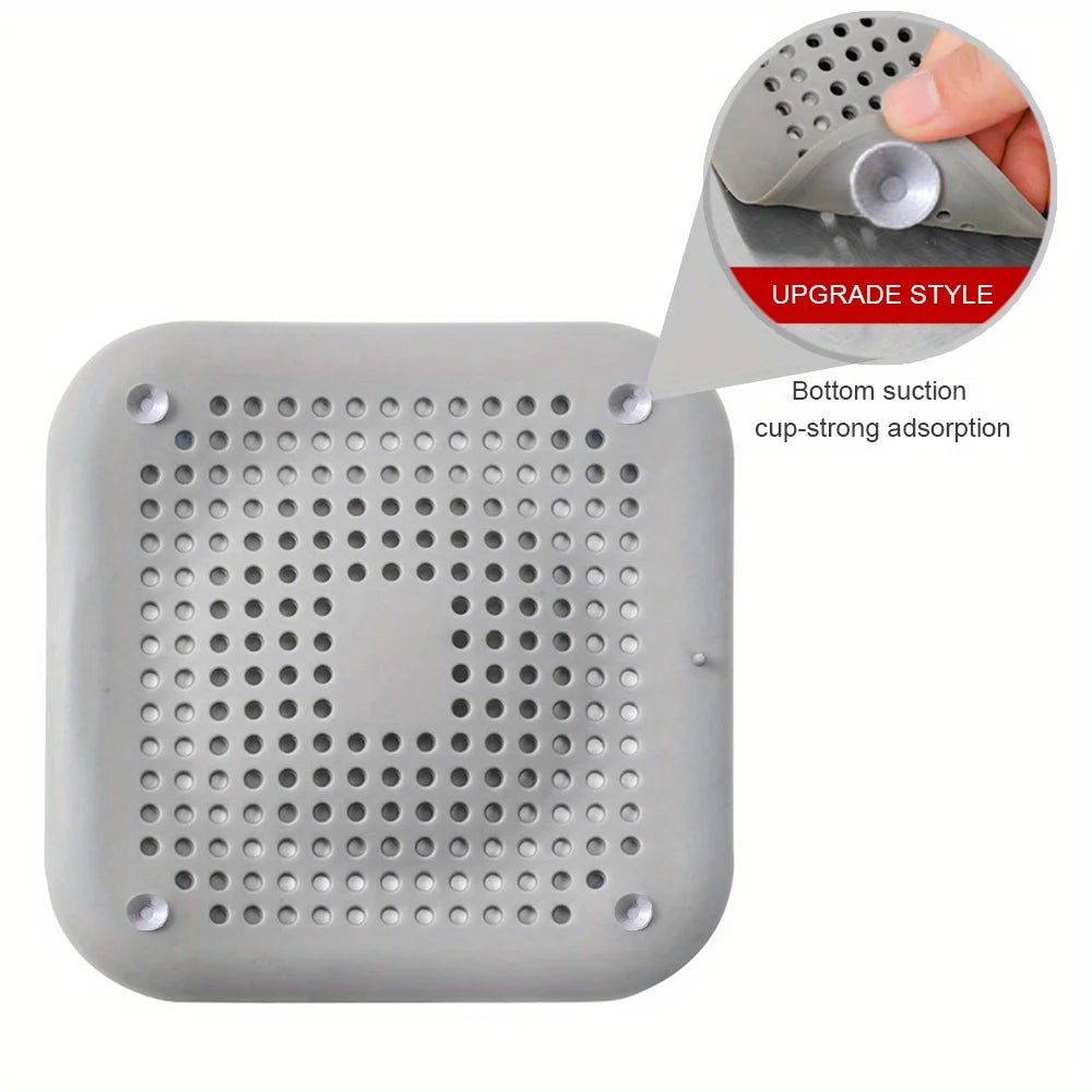 Hair Filter Sink Anti-blocking Strainer Bathtub Shower Floor Drain Zpaxo Convex Grey