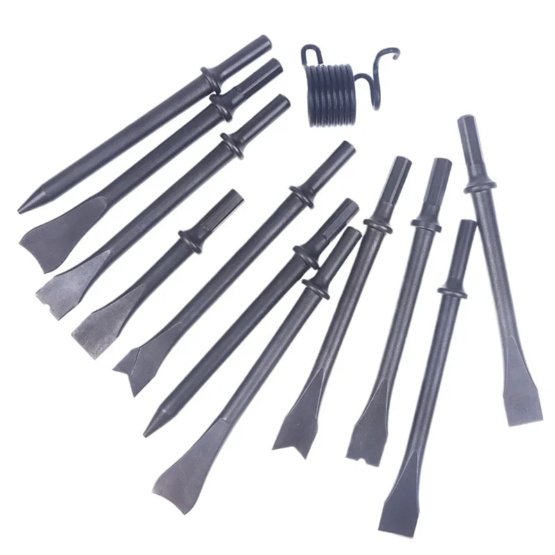 Air Chisel Head Hard Steel Solid Shovel Impact Hammer Bit Pneumatic Zpaxo