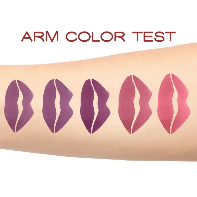 1 Matte Velvet Lipstick Crayon Combo Pink Red Lip Tint Sexy