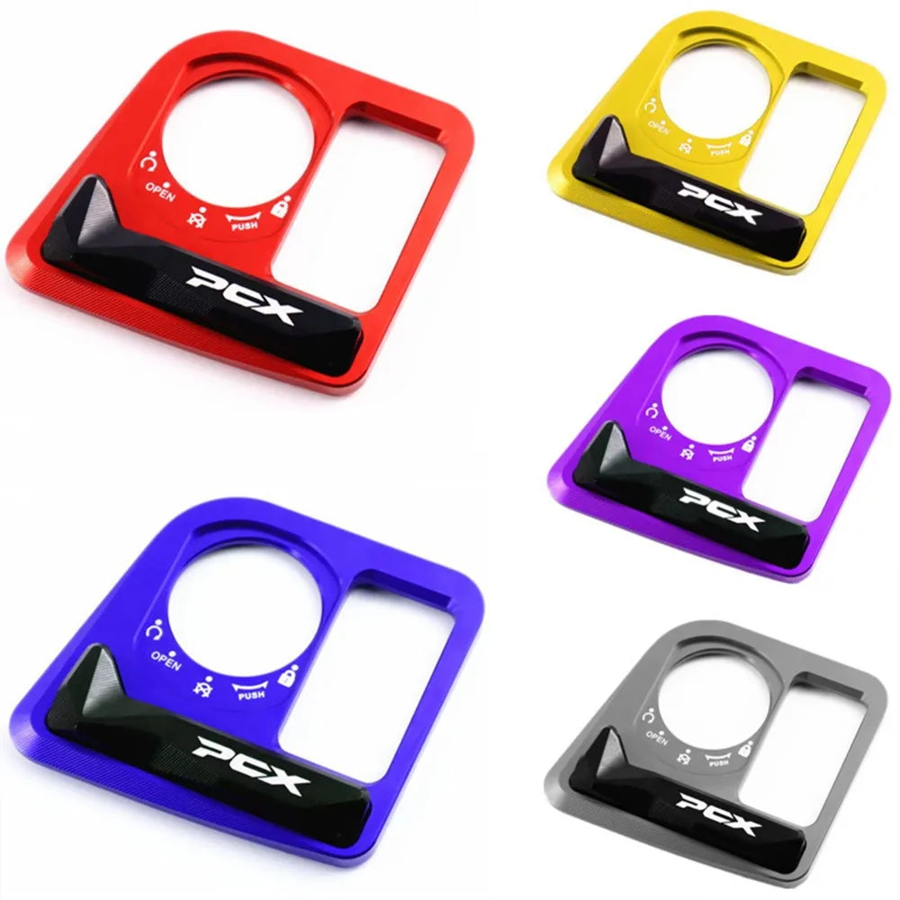 Motorcycle Parts Ignition Key Lock Cap Cover Colorful Aluminum Alloy Zpaxo