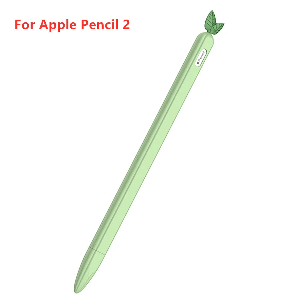 Cute Vegetable Silicone Case Apple Pencil 1st 2nd Gen Anti Scratch