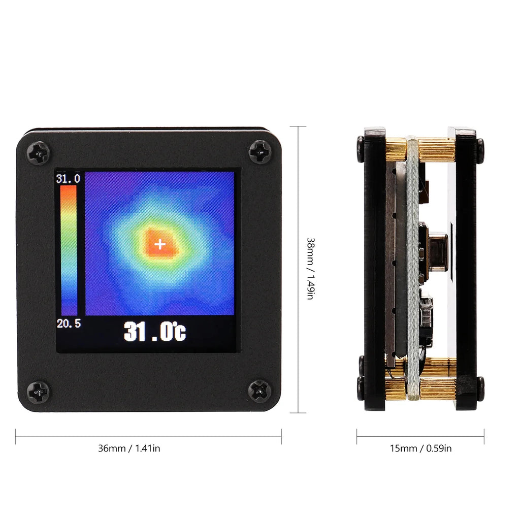 8x8 Infrared Thermal Camera Housing Imager Screen Mini Handheld Home