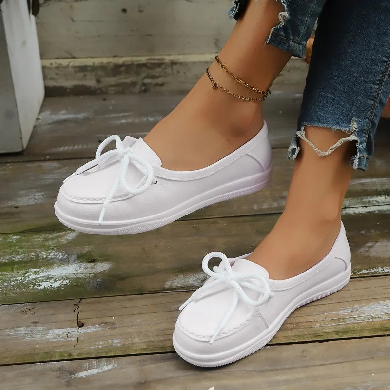 2026 Spring Autumn Shallow Mouth Casual Thick Soled Single Shoes Zpaxo
