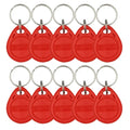125KHz T5577 Keyfobs Rewritable Duplicate Tag 5200 Proximity Copy Zpaxo red