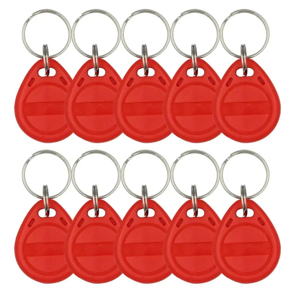 125KHz T5577 Keyfobs Rewritable Duplicate Tag 5200 Proximity Copy Zpaxo red