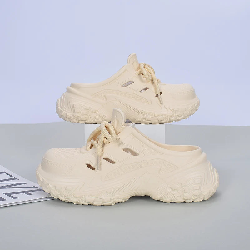 2025 Summer Fashion Breathable Chunky Sneakers Women EVA Non Slip