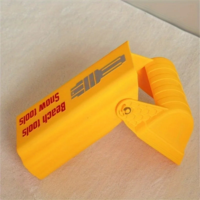 Sand Snow Shovel Vibrant Orange Beach Digging Tool Kids Adults