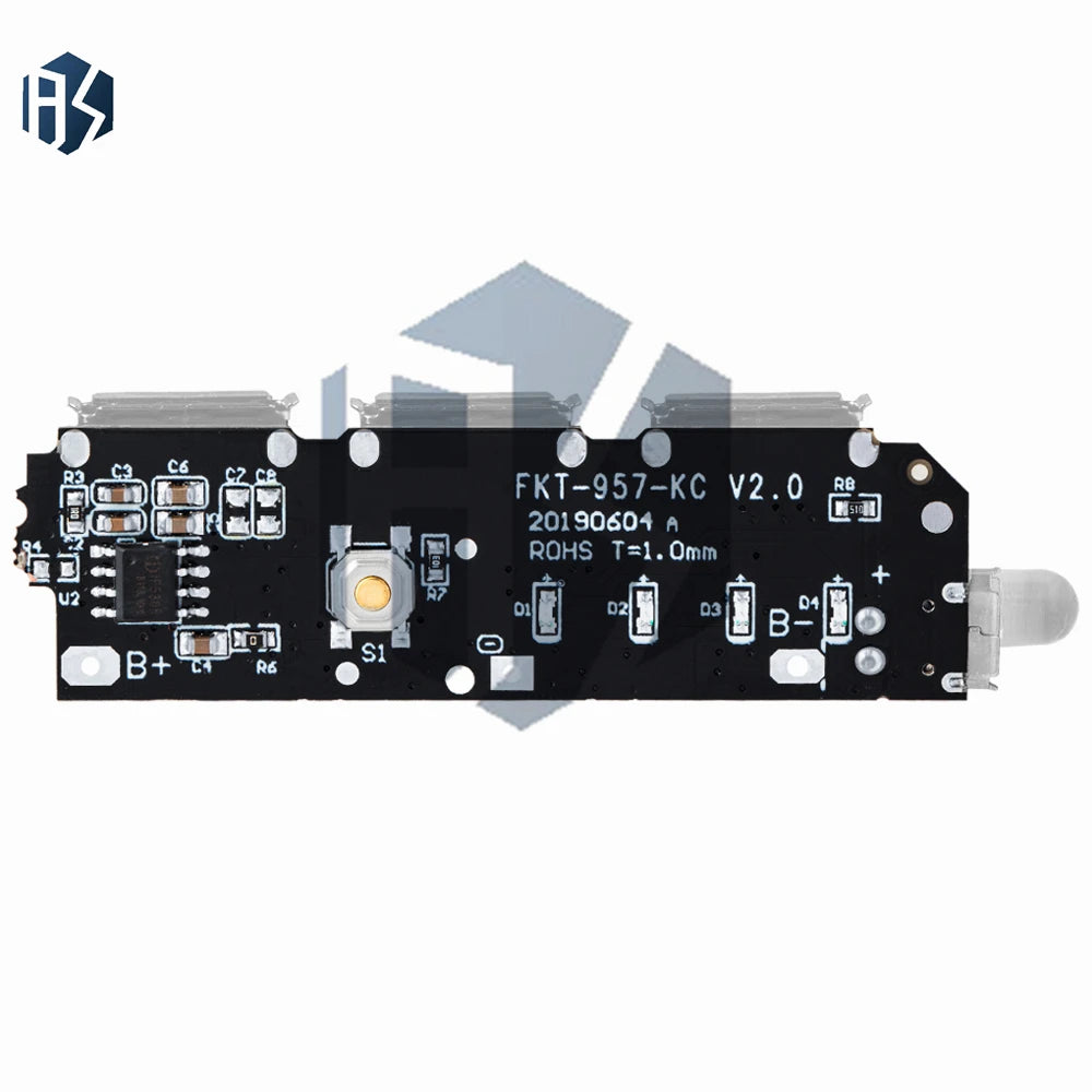 5V 2 1A 3 USB Power Bank Battery Charger Module Circuit Board Step Up Zpaxo