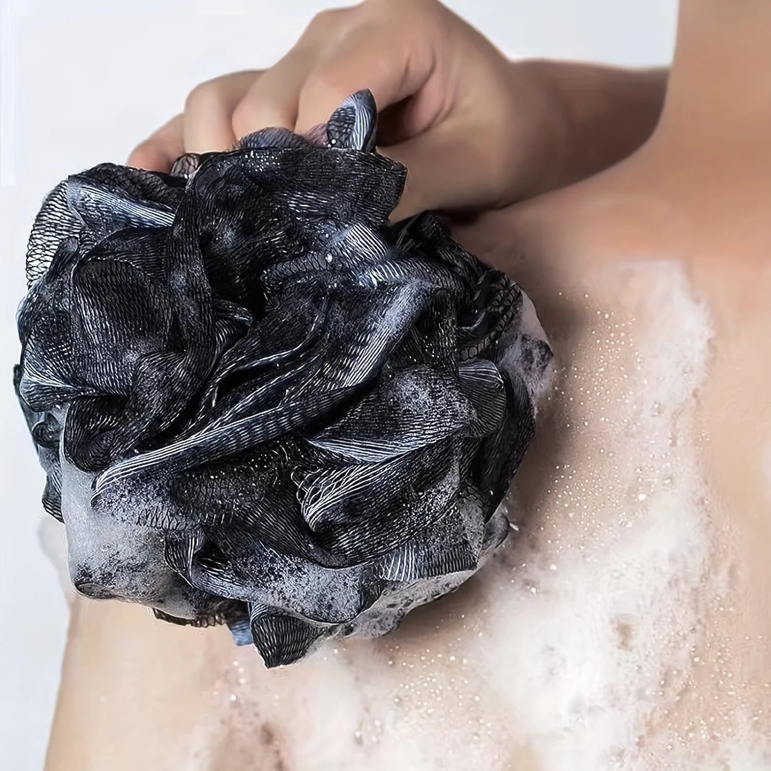 Exfoliating Body Scrubber Includes Back Bath Glove Shower Sponge