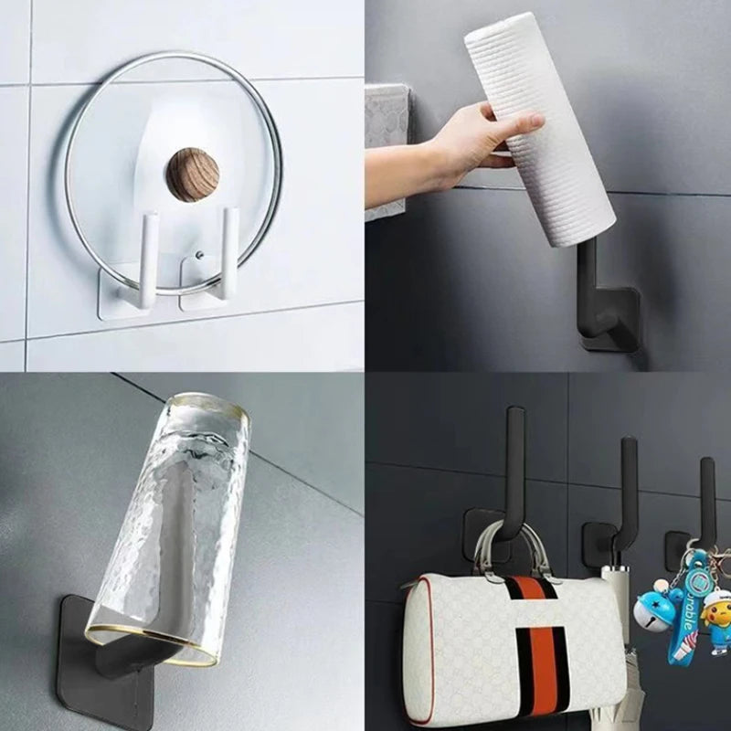 2 4 Punch-free Baseball Cap Hooks Multifunctional Bathroom Storage Zpaxo