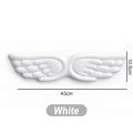 Keyboard Mouse Wrist Rest Angel Wing Memory Foam Pad Support Zpaxo White Long