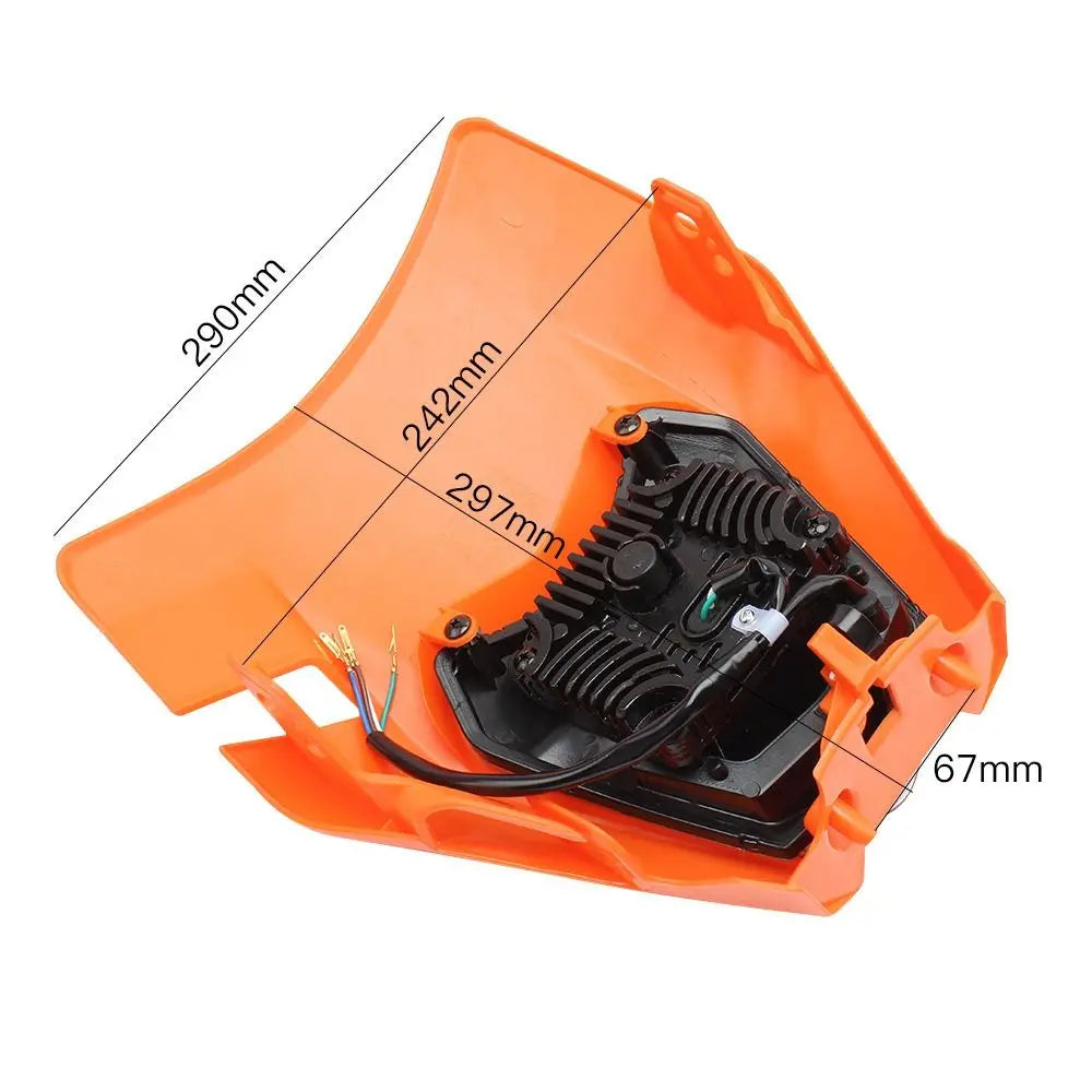 12V 5A Motorcycle Headlight Plate KTM Universal Motocross Headlamp Zpaxo