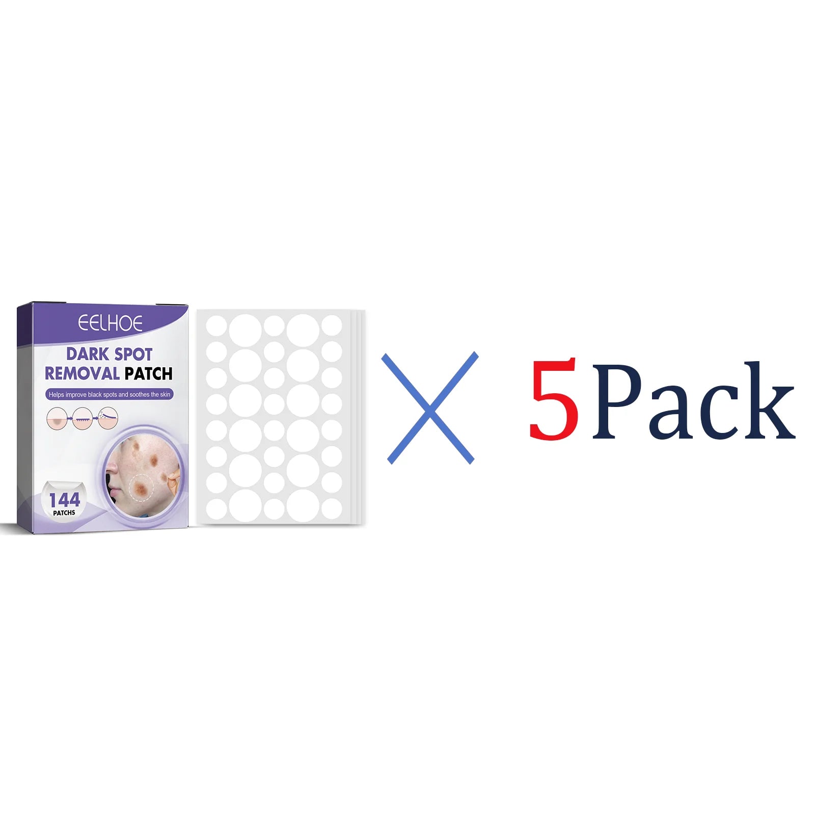 144Pcs EELHOE Hydrocolloid Face Removal Patch Niacinamide Vitamin C Smooth Skins Improve Cleansing Brightening Skin Shrink Zpaxo 720 Pcs