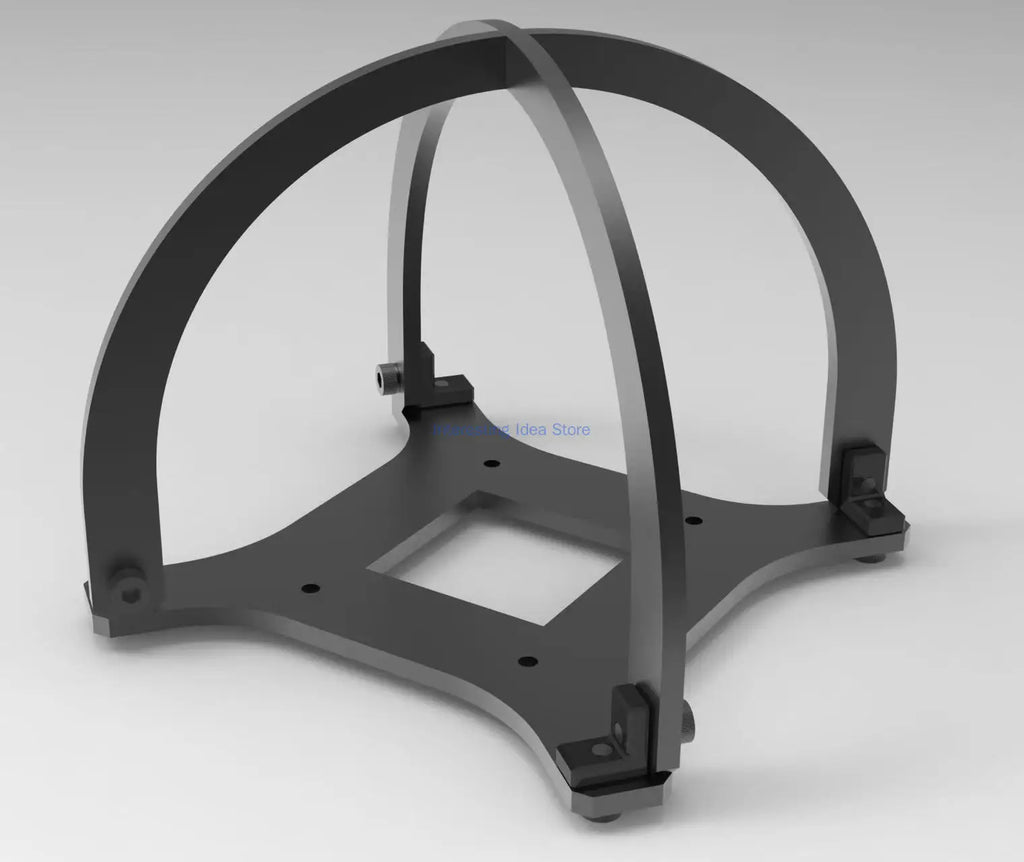 Livox Radar Mid360 Protective Cover Carbon Fiber Base Fixed Bracket Anti Fall Installation Quick Zpaxo