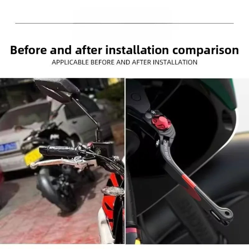 Folding Adjustable Motorcycle Brake & Clutch Lever – Bull Horn CNC