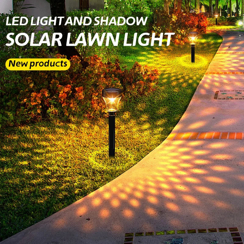 Outdoor Solar Lawn Lights Garden Decorative RGB LED Lamp Waterproof Zpaxo