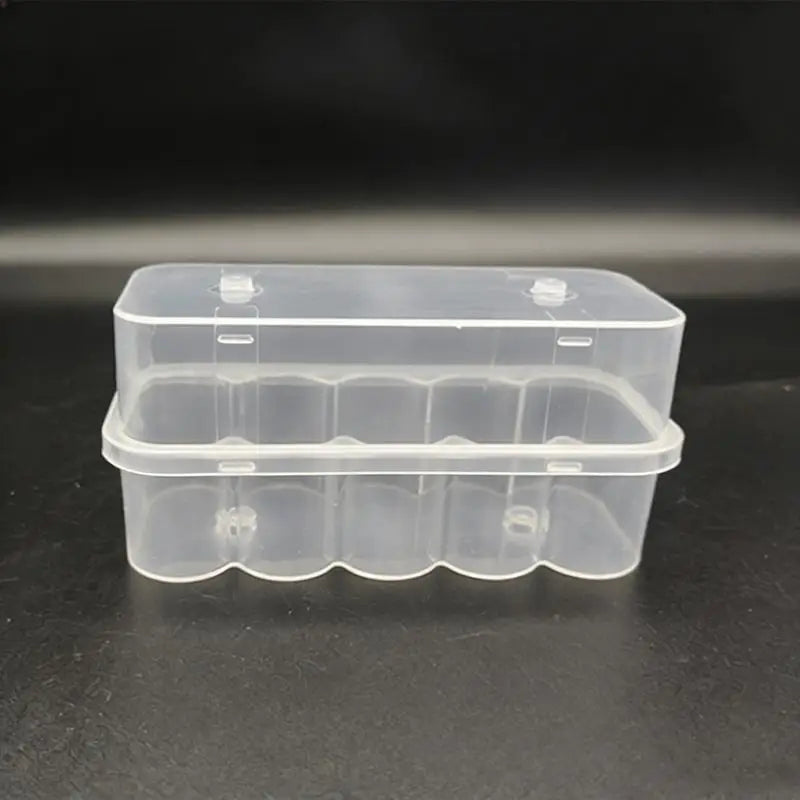20mL 10-Slot Clear Vial Storage Case – Stackable Freezer Box