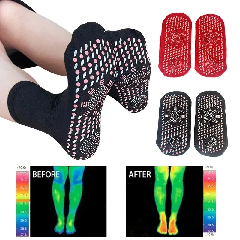 Self-Heating Thermal Magnetic Socks – Winter Warmth for Men