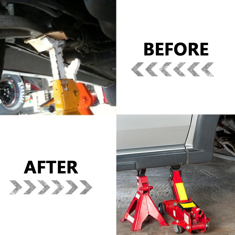 Slotted Jack Pad Car Lift Stand Frame Rail Adapter Rubber Repair Tools Zpaxo