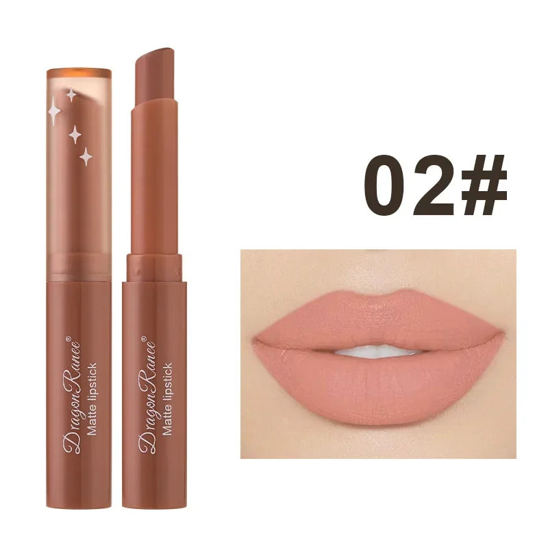 Velvet Matte Lipstick Moisturizing Lip Gloss Easy Rotating Pen Rich Zpaxo 2