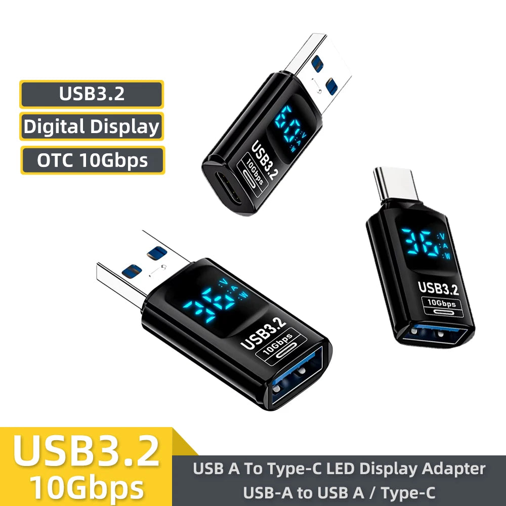 WALKESEN USB 3.2 Adapter 10Gbps – USB-A to USB-C Fast Charging USB Adapter Zpaxo