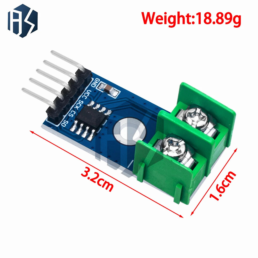 1PCS MAX6675 Module + K Type Thermocouple Thermocouple Senso Temperature Degrees Module for arduino Zpaxo