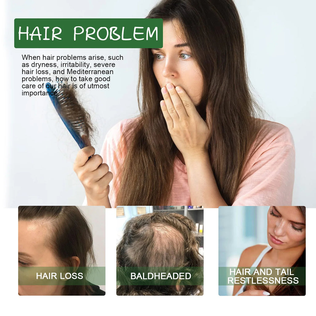 Hair Growth Oil Nourishing Scalp Repairing Strengthening Preventing Hair Loss Dry Damaged Frizz Control Men Women Hair Products Zpaxo