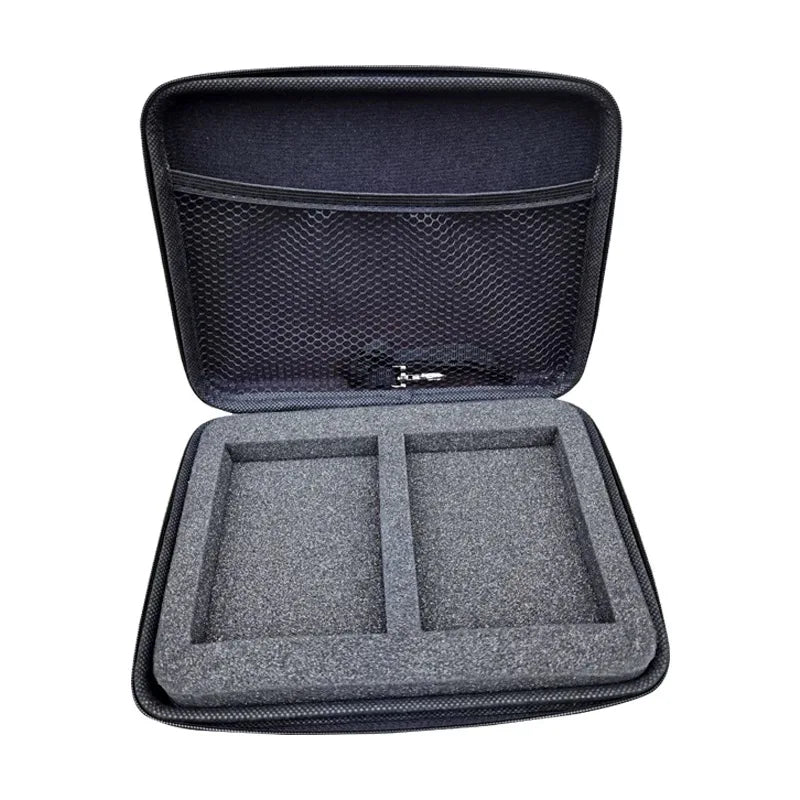 Hard Shockproof Carry Bag Two 2 5-inch Drives Storage Sponge Foam Zpaxo black