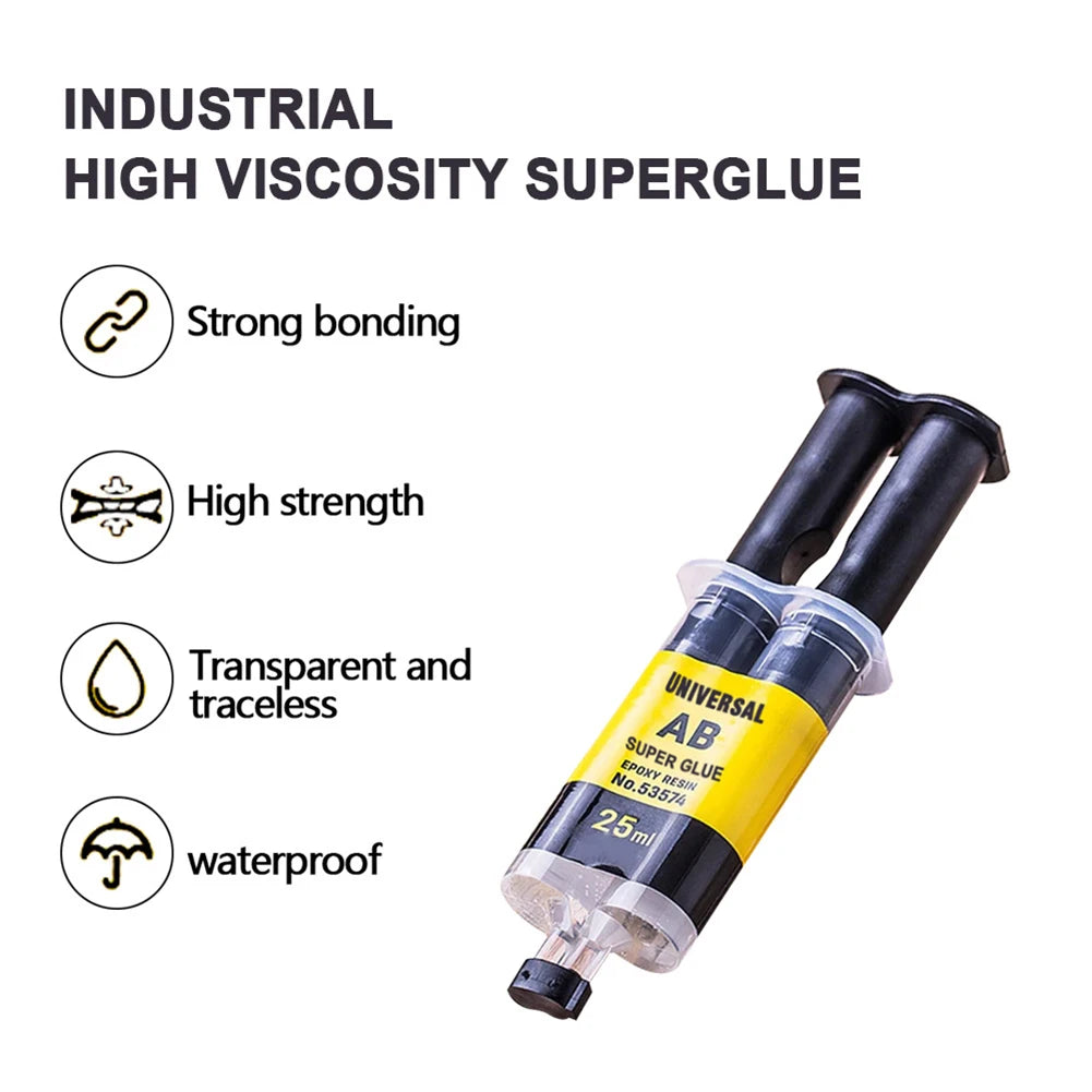 1- 4 Epoxy Resin AB Glue Waterproof Instant Fast Adhesive Repair