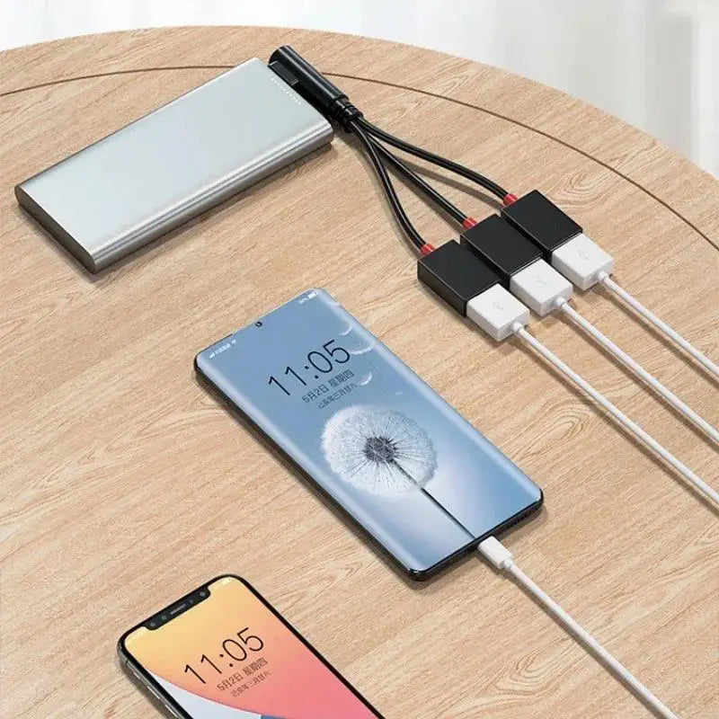 1 In 2 Out USB HUB Car USB Splitter Cable USB Multi-functional Adapter USB Charging Cable Adapter For Laptop Tablet Smart Phone Zpaxo