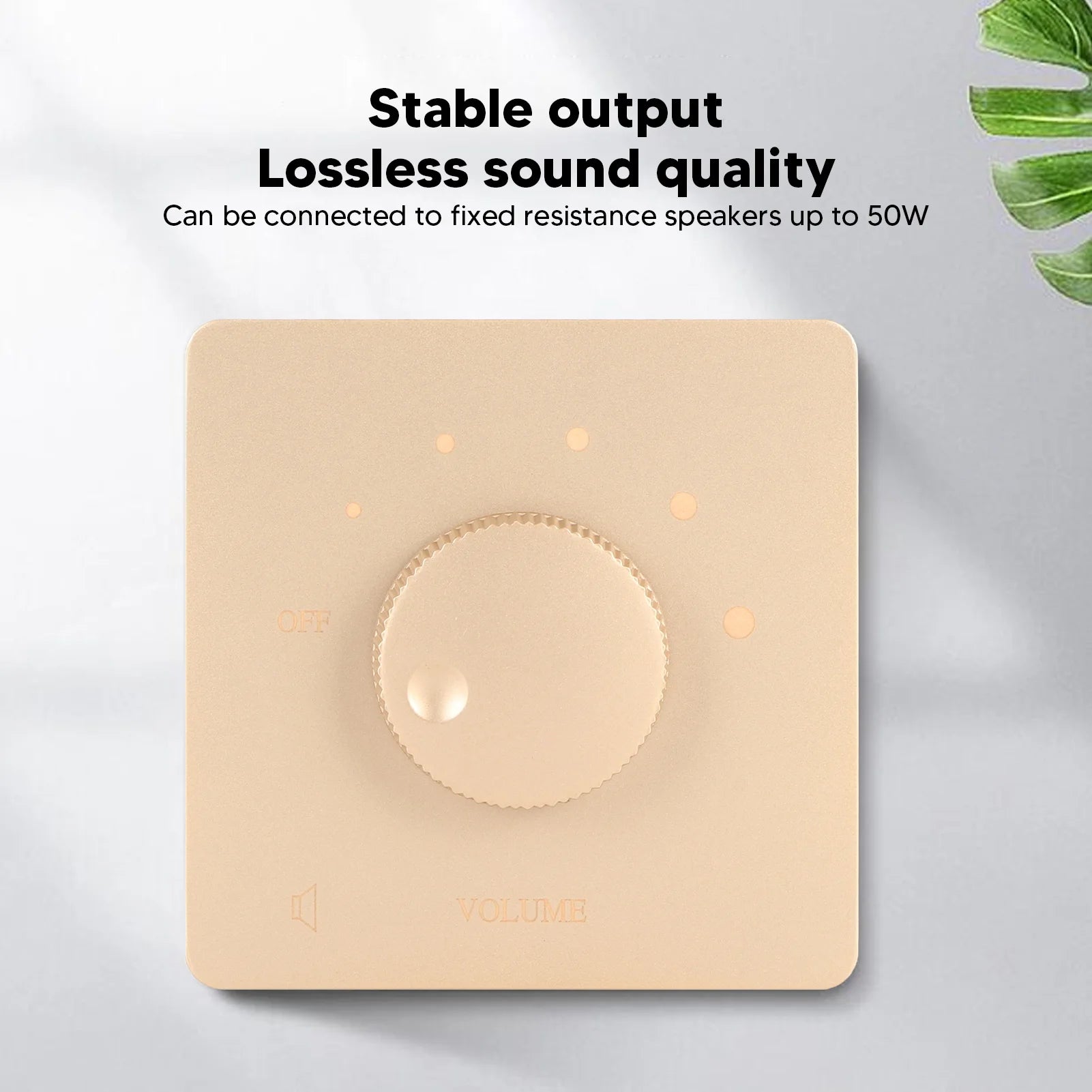 50 Volume Control 50W Professional Safety 5 Gears Tuning Knob