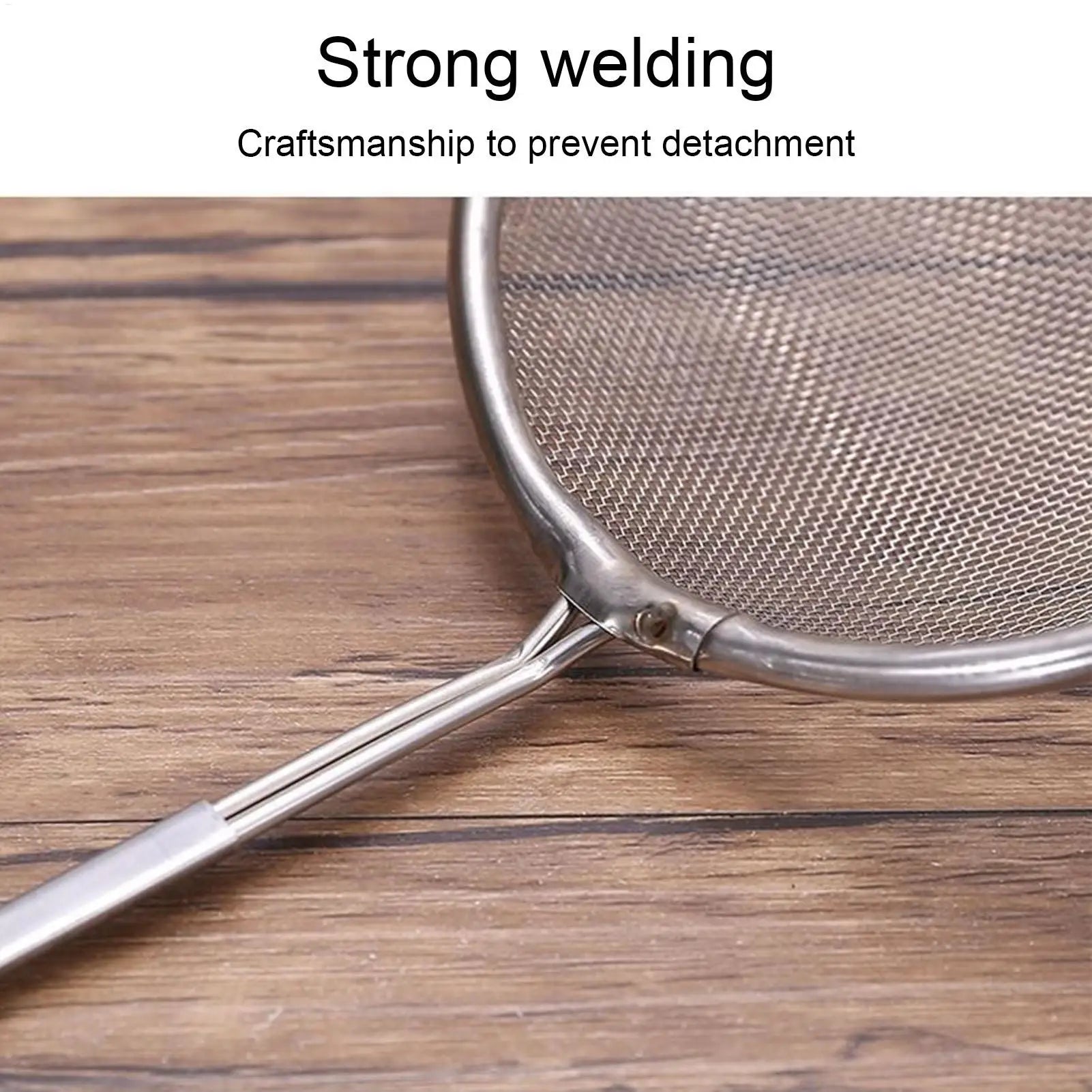 Fine Mesh Strainers Stainless Steel Sieve Kitchen Metal Colander