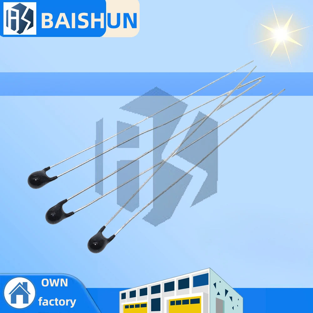 High-Precision 10pcs MF52AT MF52 B 3950 NTC Thermistor – 5% Tolerance 1K to 100K Thermal Resistor Zpaxo 10K