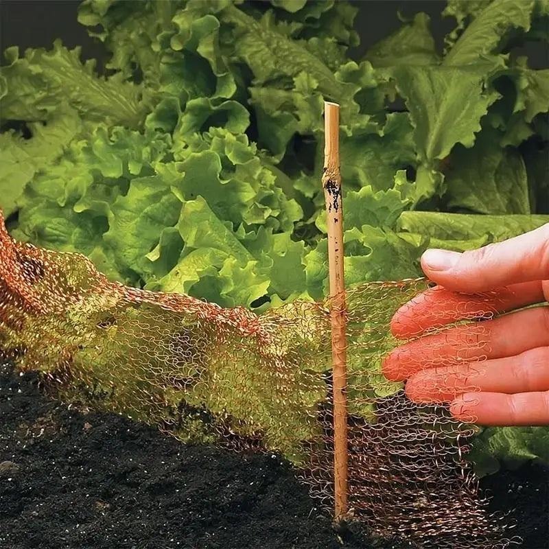 Copper Anti-Snail Wire Mesh Net Signal Shielding Net Wire Pest Rodent Net Copper Mesh Garden Supplies 3/4/6/9m Zpaxo