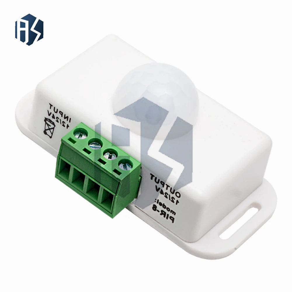 DC 12V 24V 8A Automatic Adjust PIR Motion Sensor Switch IR Infrared Zpaxo