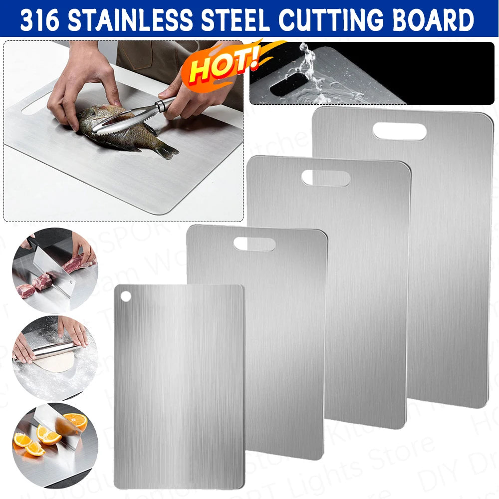Thickened Stainless Steel Cutting Board Antibacterial Mildew-proof