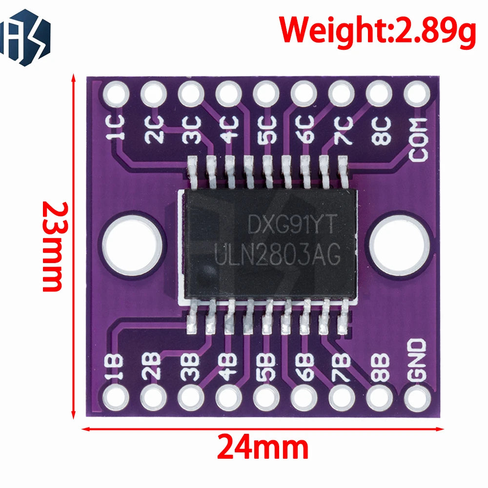 BAISHUN 2803 ULN2803A Darlington Tube Pressure Large Current Drive Zpaxo