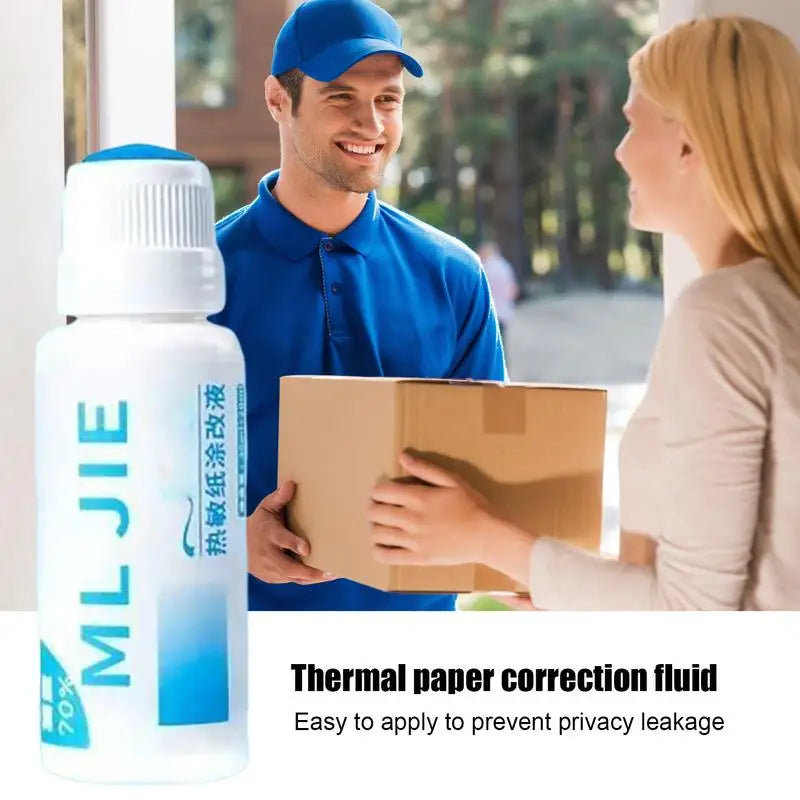 Privacy Protection Roller Portable Thermal Paper Data Fluid Stamper
