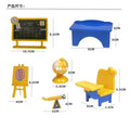 Children's Toys 1 12 Doll House Furniture Miniature Model Classroom