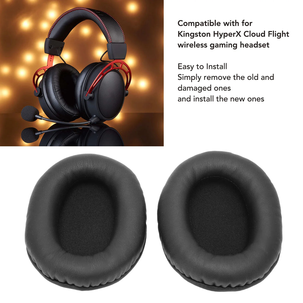 Headphone Ear Pads Soft Breathable Replacement Headset Cushions