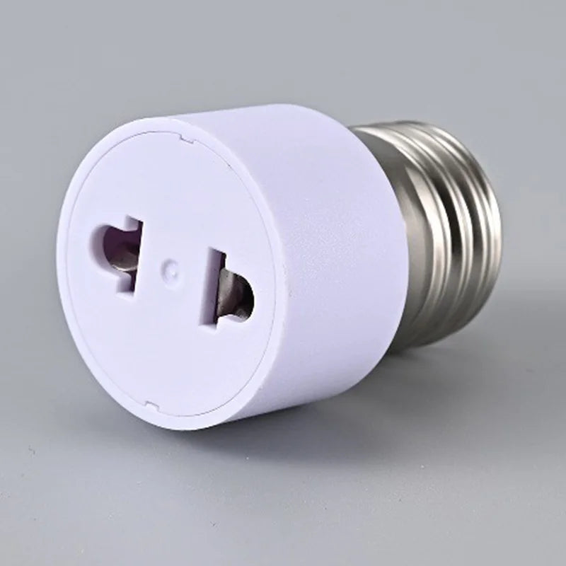 Hot Sell E27 Plug Bulb Holder Adapter Light Socket Converter US EU Plug Lamp Base for Home Lighting Fixture Practical Durable Zpaxo