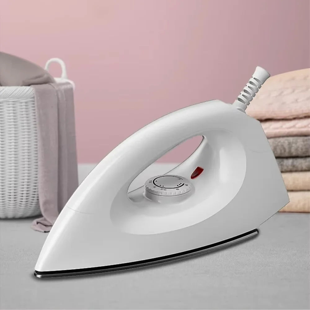 Electric Iron 1000W 5 Gear Adjustable Household Dry Ironing without Water Iron Hot Drilling Heat Transfer for Home Travel Zpaxo