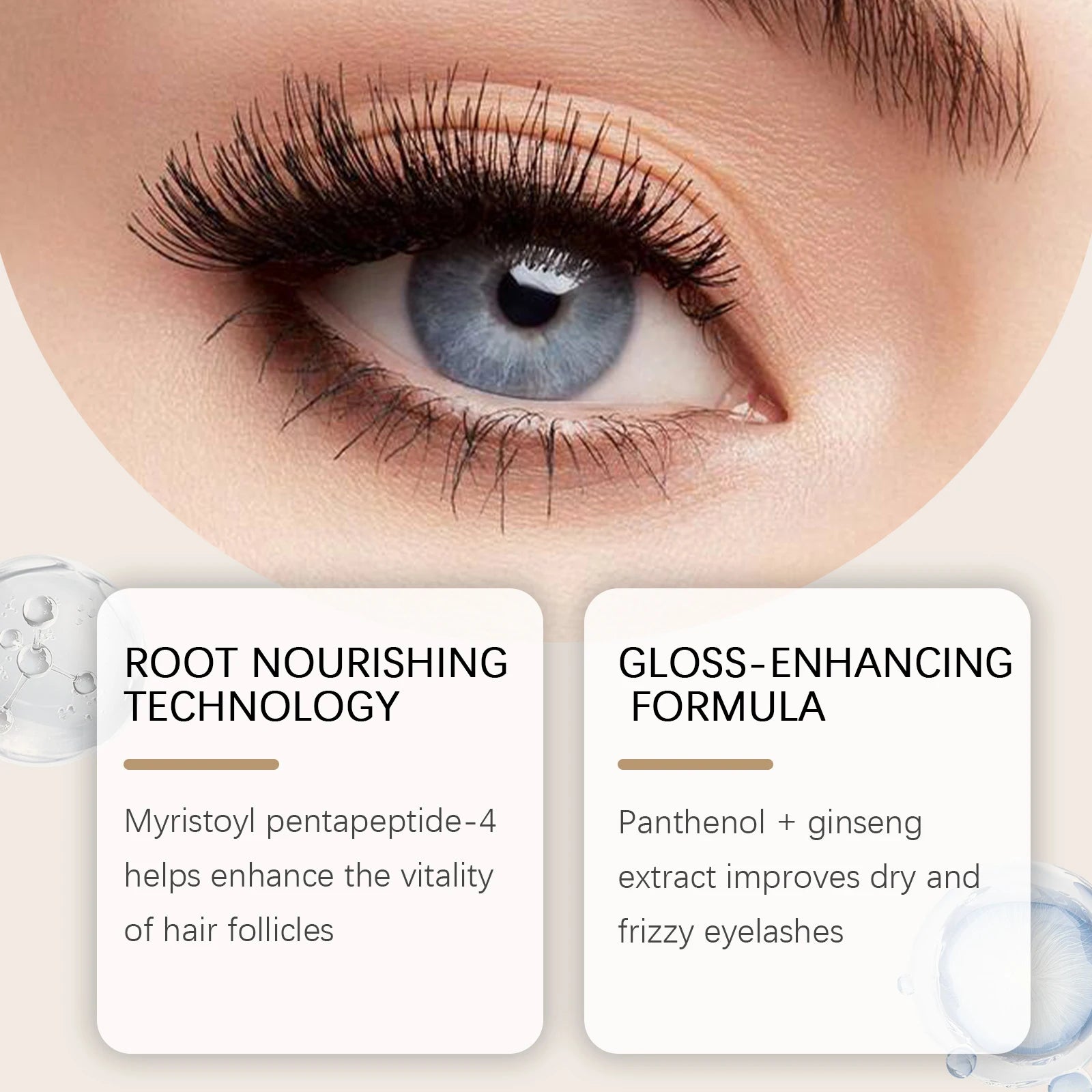 Eyelash Growth Serum Nourishing Lashes Eyebrow Enhancer Natural Fuller Booster Longer Thicker Lengthening Charming Eye Cosmetics Zpaxo