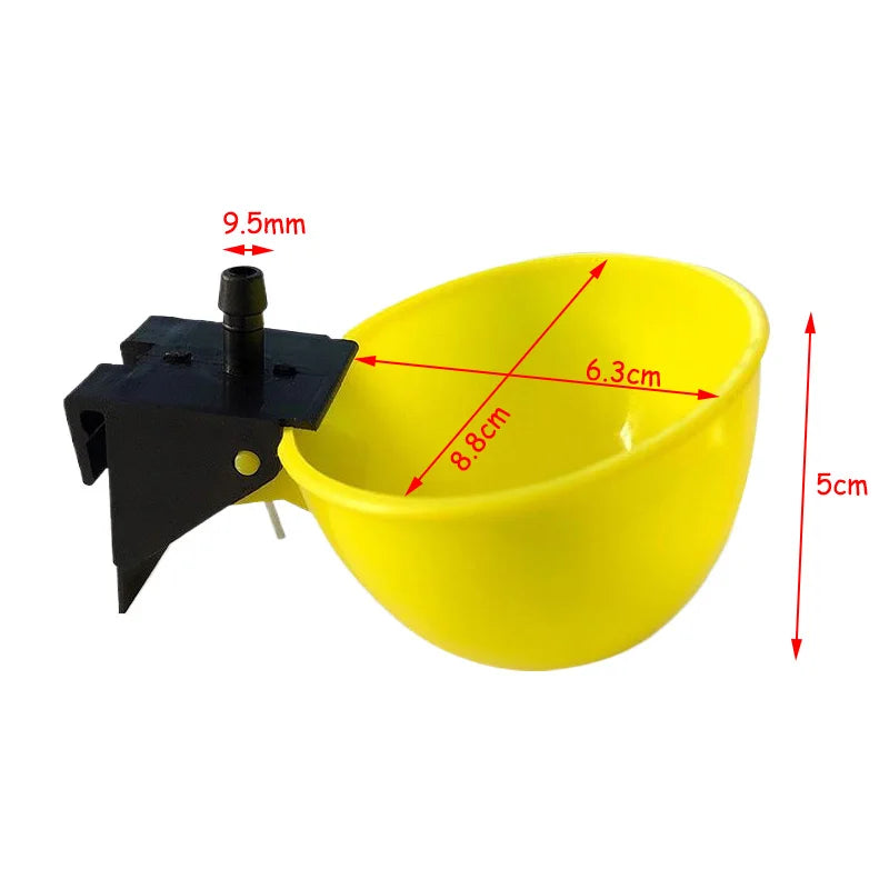 Quail Drinking Bowl Automatic Chicken Strong Durable Inner Diameter