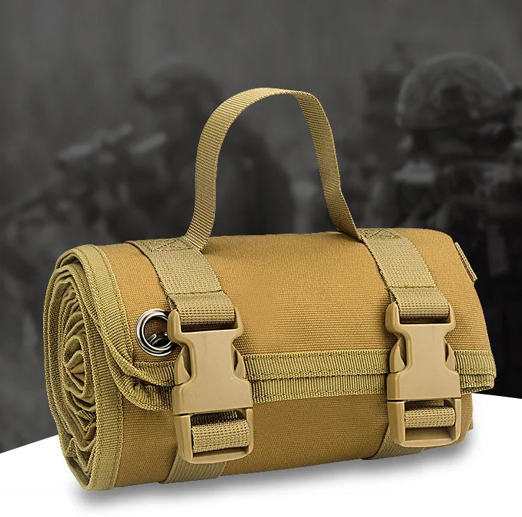 Outdoor tactical single folding single soldier moisture-proof mat shooting mat outdoor camping camping mat portable nap mat Zpaxo