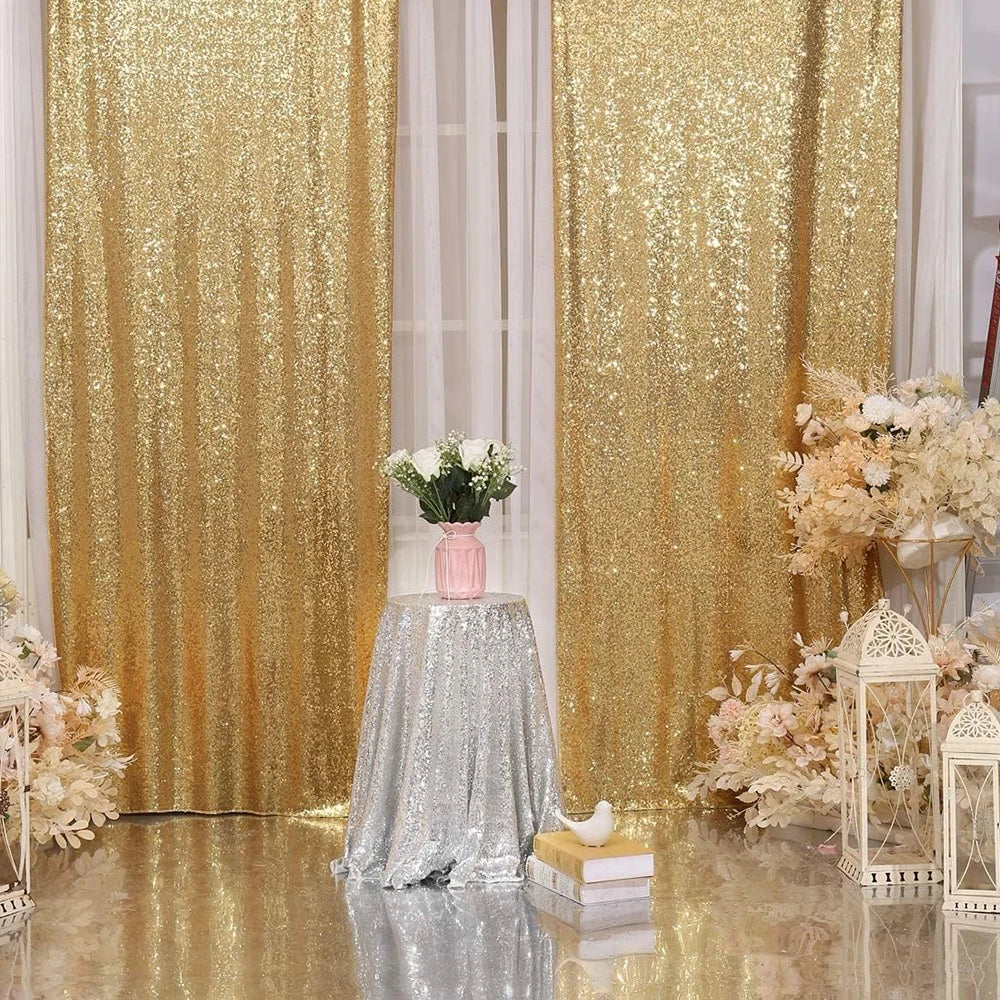 Sequin Backdrop Curtain 60*240cm Glitter Photo Backdrop Curtain for Party Birthday Christmas Wedding Decoration Zpaxo