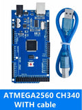 1PC Double-sided PCB Prototype Screw Terminal Shield Kit - Compatible with MEGA-2560 Series (ATMEGA16U2) Zpaxo mega2560 ch340 1set