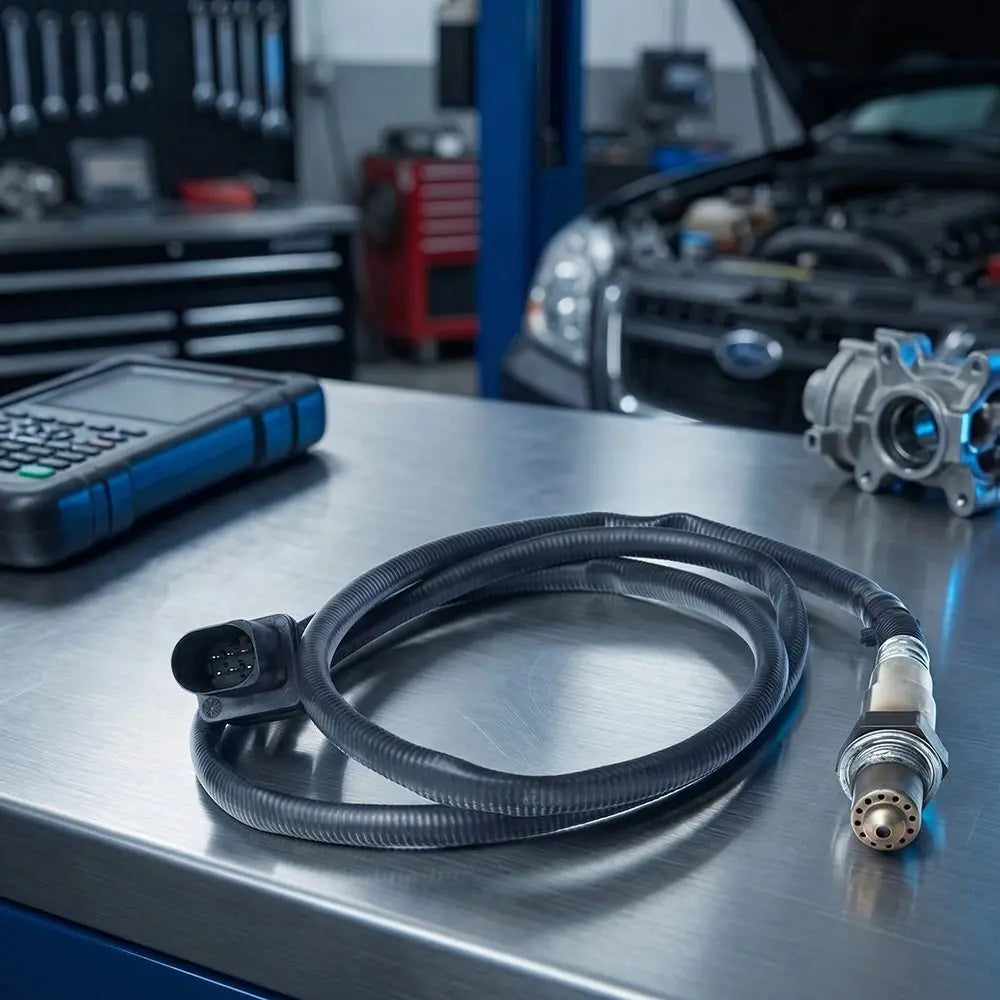 Universal Air Fuel Ratio Oxygen Lambda Sensor Metal High Resolution Oxygen O2 Sensor Wide Measuring Range Versatile Zpaxo