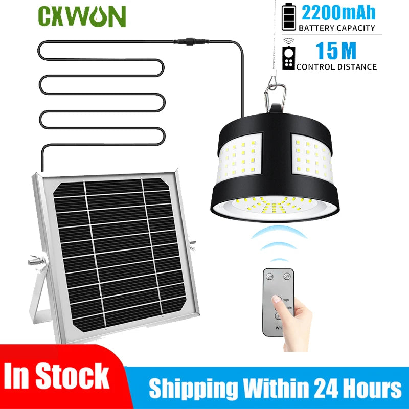 Solar Pendant Light Motion Detector Outdoor 5M Cord Detached Indoor Zpaxo 160LED-White China Mainland