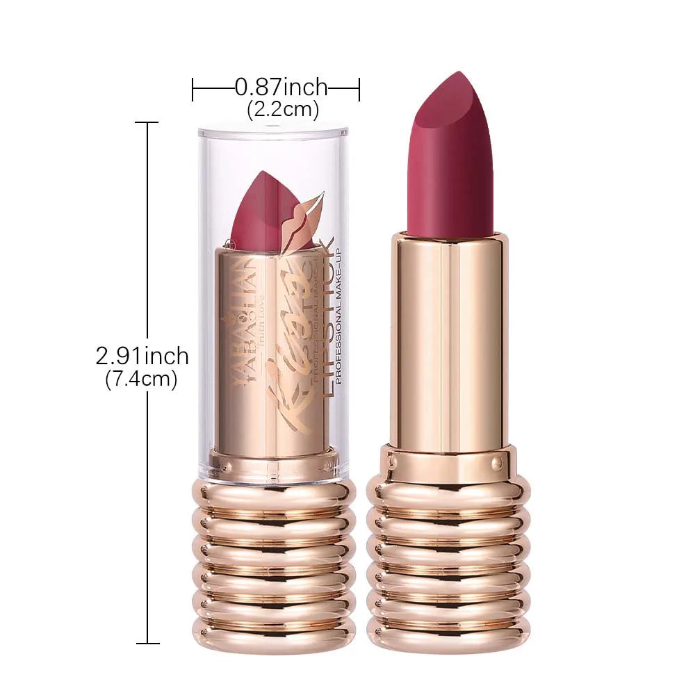 Matte Lipsticks Waterproof Velvet Nude Lipstick Sexy Red Lip Stick